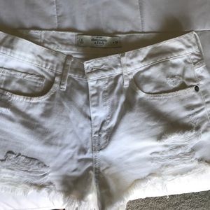 Abercrombie & Fitch High Waisted Jean Short